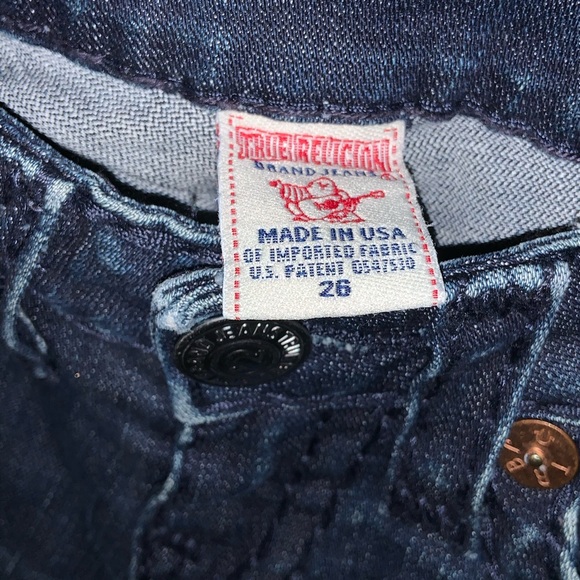 True Religion BILLY SUPER T jeans size 26 - Picture 3 of 6